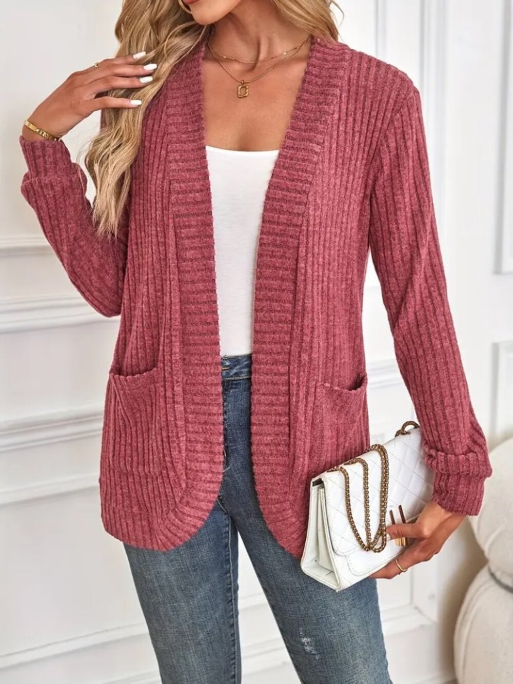 Your Style Open Front Cardigan Size Medium‎
